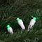 50ct. LED Wide Angle Christmas String Lights with White Wire